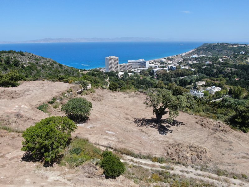 Unique Panoramic Plot on the Outskirts of the City of Rhodes