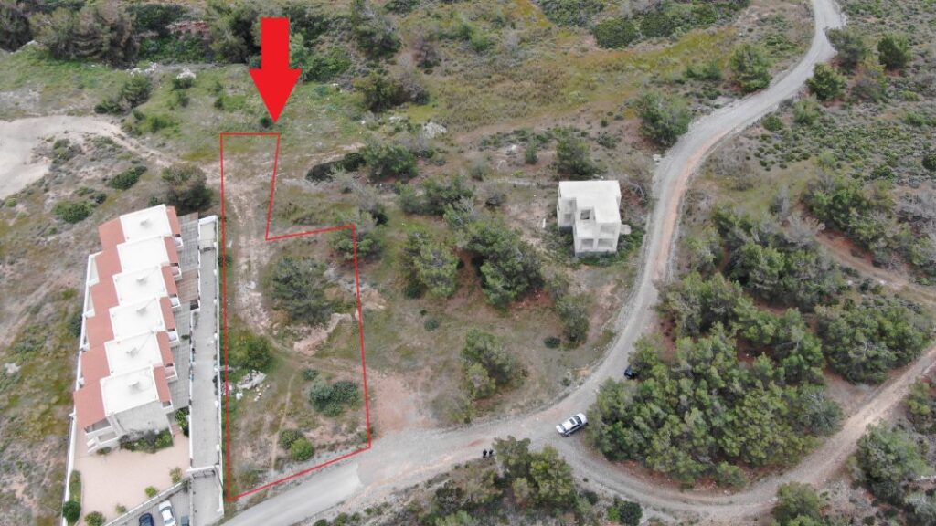 Plot of land in Gennadi with sea view