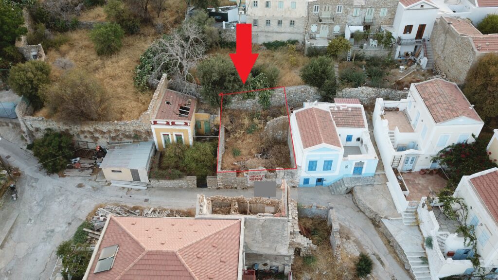 Unroofed residence in Symi